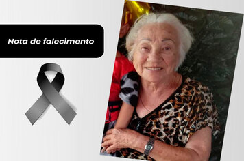 Prefeitura emite nota de pesar pelo falecimento da servidora aposentada, Pedrina Freire