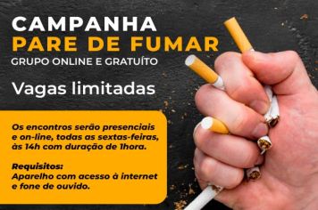 Pare de fumar: Rio Bom inicia atividades de grupo de combate ao tabagismo