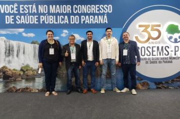 Saúde de Rio Bom tem trabalho apresentado no XXXVL Congresso Estadual de Secretários de Saúde do Paraná em Foz do Iguaçu