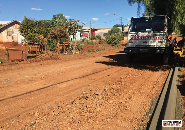 Empresa dá início a obras de pavimentação asfáltica