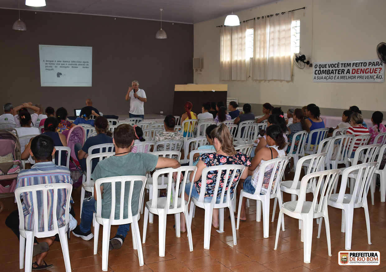 Município promove palestra sobre dengue