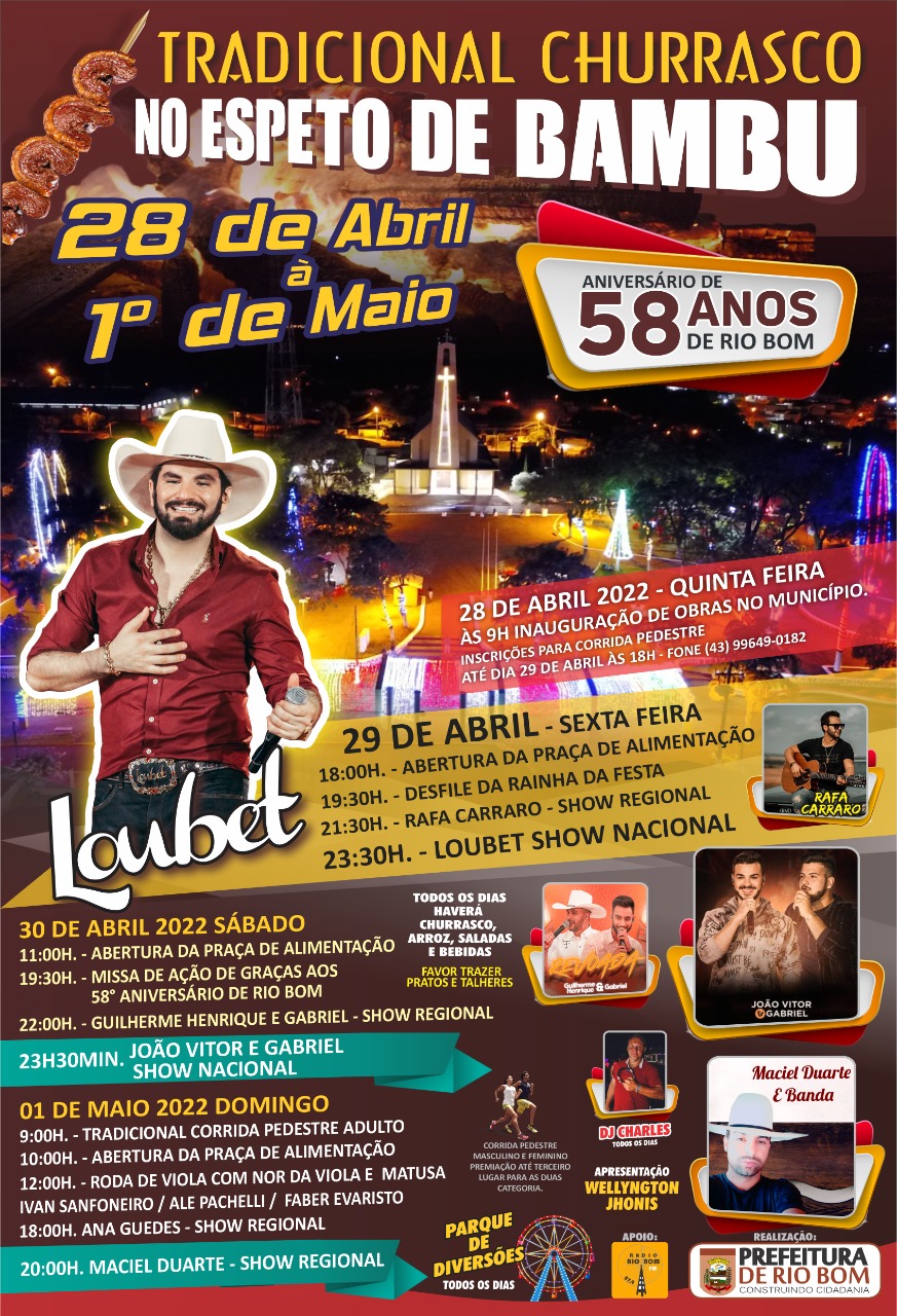 Município celebra 63 anos com retorno da tradicional Festa do Peão e do churrasco comunitário - Notícia - Jornal do Estado MS