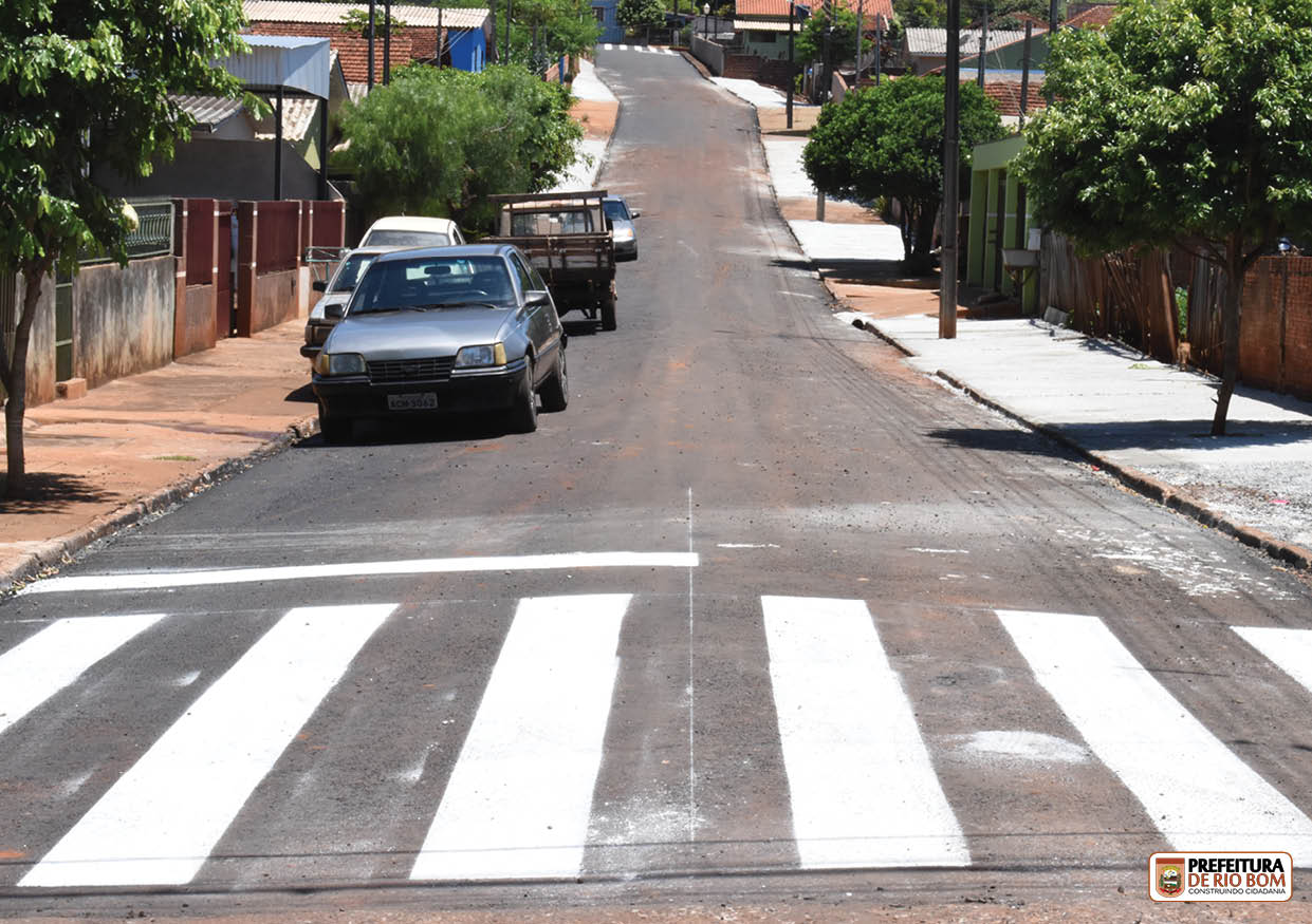 Rua morta ganha recape asfáltico