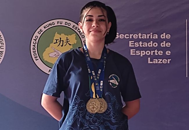 Atleta de Rio Bom é bi-campeã Brasileira de Tai Chi