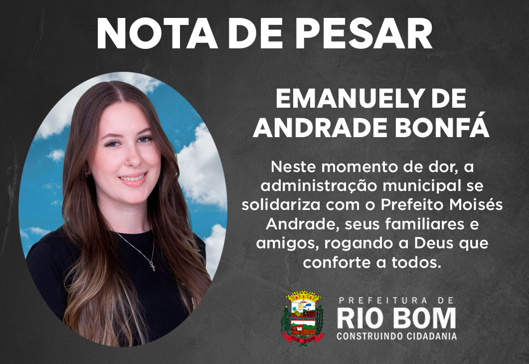 Nota de Pesar, Emanuely de Andrade Bonfá