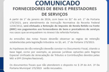 Retenção de Imposto de Renda na Fonte (IRRF)